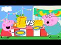 Peppa Pig WINS At Pancake Making Day Kids Vs Adults Teamwork Tales Full Episodes 21 Minutes