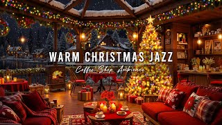 Download lagu Smooth Christmas Jazz Music for Relaxing 🎄 Christmas Coffee Shop Ambience ~ Warm Piano Jazz Music mp3