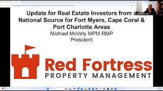 Update For Real Estate Investors From A National Source For Fort Myers, Cape Coral & Port Charlotte