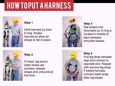 How to Properly Don a Full Body Harness #pwfstv