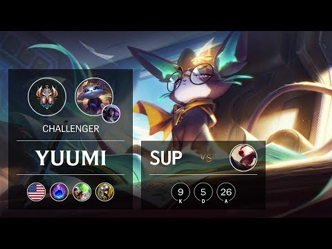 Yuumi Support vs Lee Sin - NA Challenger Patch 9.16