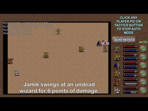 DUNGEONS OF CHAOS - undead wizard fight - YouTube