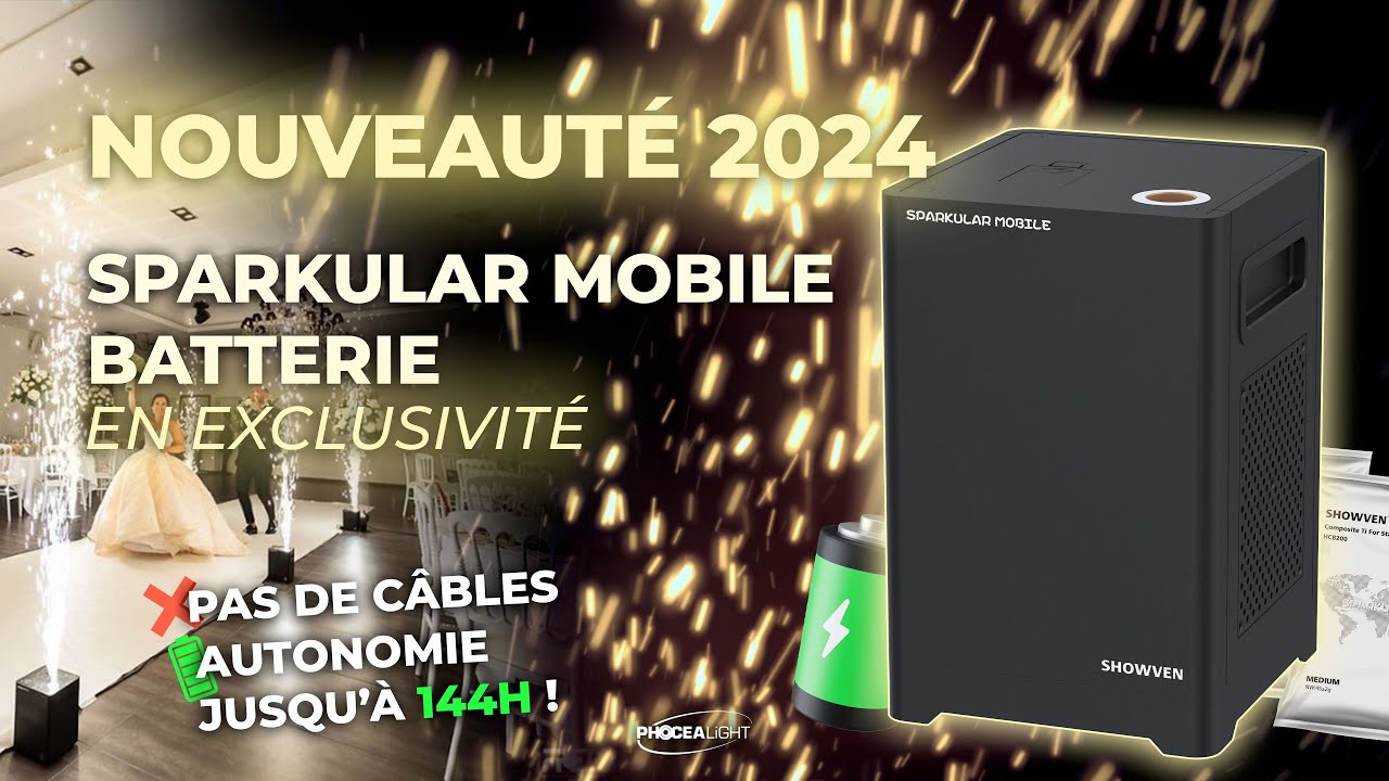 MACHINE A ETINCELLES Sparkular ® Mobile Batterie