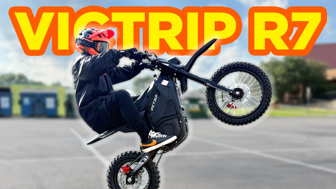 Victrip R7 Mini Electric Dirt Bike Review: 60V Power + 4,000W Peak
