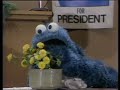 Classic Sesame Street Cookie Monster Vote For President Part 1