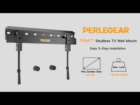Step-By-Step Installation Guide for Perlegear PGMT7 Studless TV Wall Mount