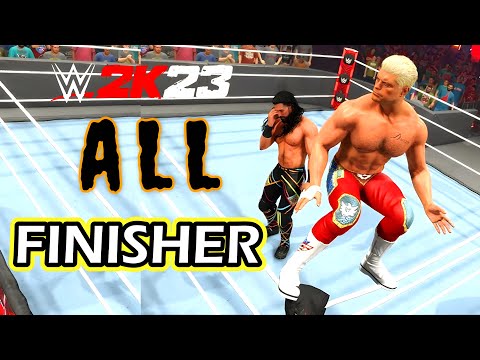 WWE 2K23 | Best Signature & Finishers [ 60 Fps ] #wwe2k23