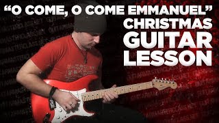 Guitar Lesson Step-by-step: Christmas Song - O Come Come Emmanuel - 1