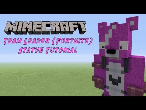 Minecraft Tutorial: Cuddle Team Leader (Fortnite Battle Royale) Statue