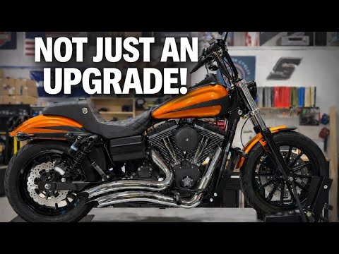 Fresh Wheels & Ohlins Front End on a Dyna — But We Found a BIG Problem!