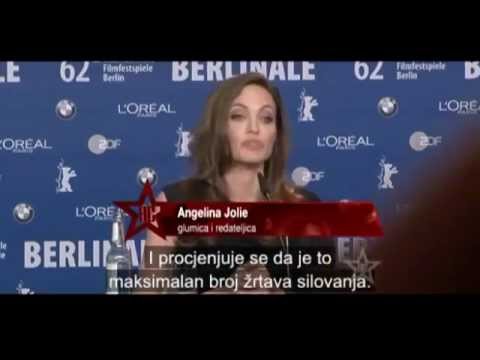 Angelina Jolie Serbian media provoked questions before the premiere in Bosnia