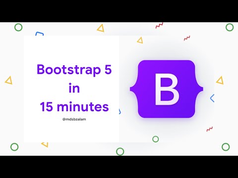 Bootstrap 5 in 15 minutes | Bootstrap 5 Tutorial | Bootstrap 5 First Look | Learn Bootstrap 5