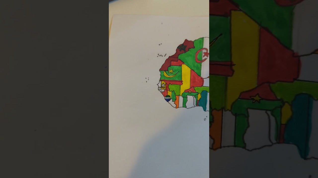 Map of Africa - Senegal #map #flag #country #africa #senegal #geography