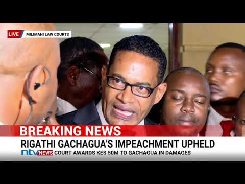 Gachagua Impeachment: Lawyers react after High Court upholds Gachagua's ouster