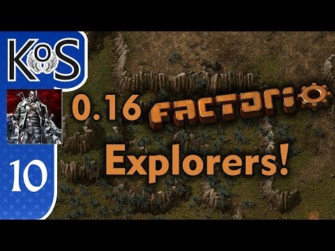 0.16 Factorio Explorers! Ep 10: WIDE RIGHT TURN - Coop with Xterminator, MP Gameplay