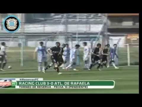 #ReservaRacing - Goleo a Rafaela por 3 a 0