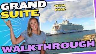 Grand Suite Tour with Kids on Royal Caribbean ship Harmony of the Seas Room 12660