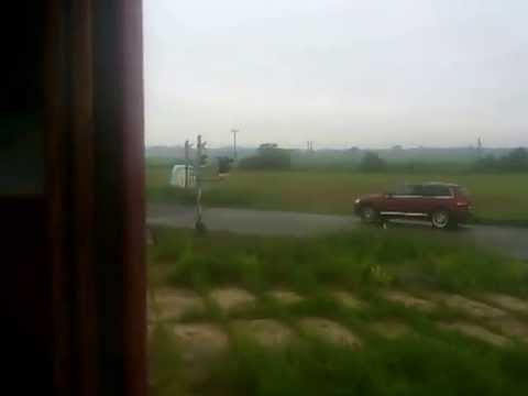 Přejezd na silnici I/33 u Trotiny, trať Smiřice - Hněvčeves