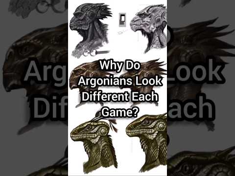 Why Do Argonians Look Different Each Game? #argonian #Lore #tes #eso #Skyrim #Oblivion #Bethesda