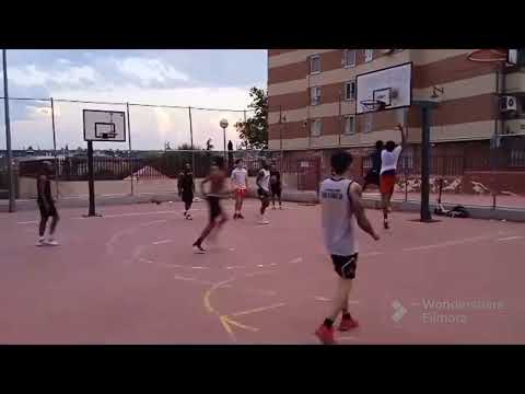 Basketball Street In The Murcia Park 3 Alcobendas Madrid España