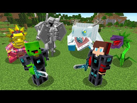 Custom Bosses But I have OP Weapons - Minecraft
