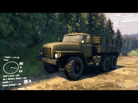 Spin Tires Dev Demo July 2013 - Ural Test Drive