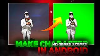 How To Make Free Fire Character (HD)Green Screen I