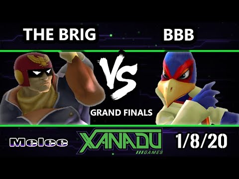 S@X 336 SSBM - BBB (Falco) Vs. The Brig [L] (Captain Falcon) Smash Melee Grand Finals