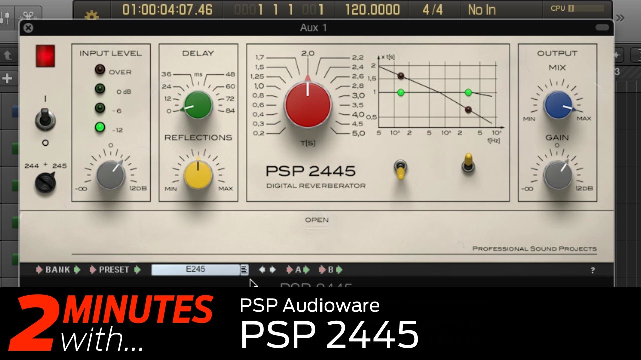 PSP Audioware PSP 2445 VST/AU plugin in action - YouTube