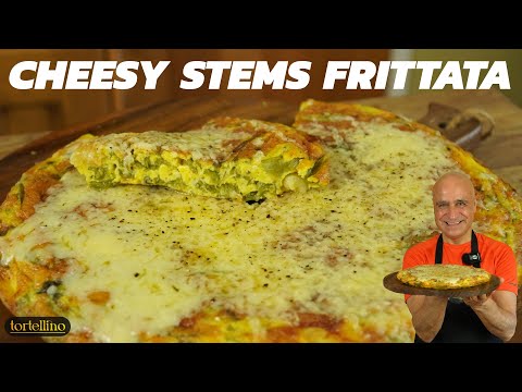 Cheesy Stems Frittata – Zero-Waste Sicilian Recipe You’ll Love