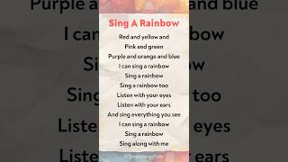 🌈 Sing A Rainbow ー Delta Goodrem