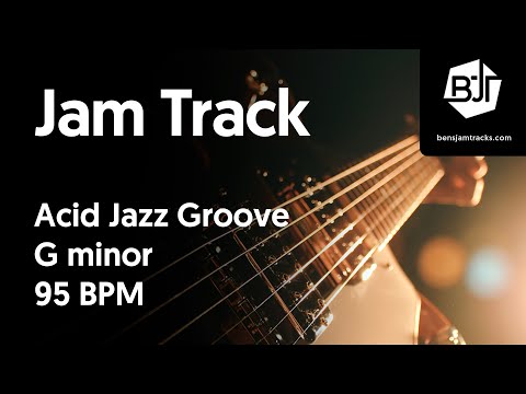 Acid Jazz Groove Jam Track in G minor - BJT #7