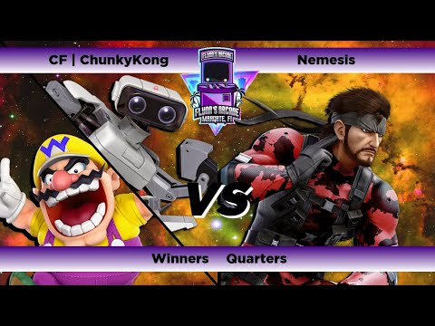 Flynn's Arcade 055 Winners Quarters - CF | ChunkyKong (Wario Rob) Vs Nemesis (Snake) Ssbu Tournament