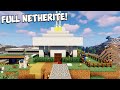 Lengkapin Tool Netherite Dan Sedikit Building Minecraft