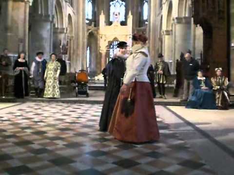 Passamezzo (1) - Rutland Renaissance Dancers - Peterborough Cathedral - 29 Jan 2011