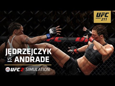 UFC 211 | EA SPORTS UFC 2 Simulation – Jedrzejczyk vs Andrade