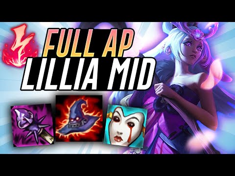 FULL AP LILLIA MID CAN ONE SHOT! - League of Legends
