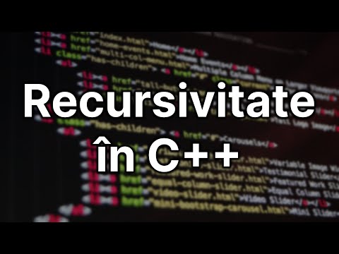 Video: Recursivitate în C++
