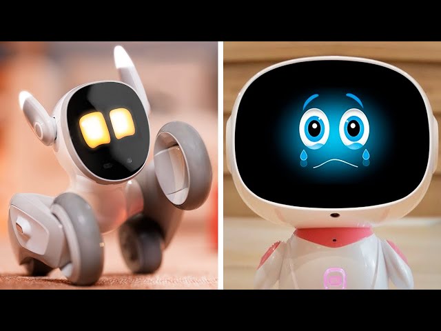 Vídeo relacionado con Emo Robot - Juguete Robot Inteligente Con IA De 9,5x5,5x13 Cm, Educativo De Aprendizaje Inteligente | Compañero Impulsado Por IA Para Cumpleaños, Para Adultos, Niños, Niñas, Fiestas De Cumpleaños, Rob