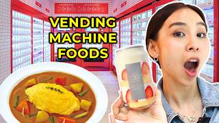 I Tried Unique Vending Machine Foods 🍴