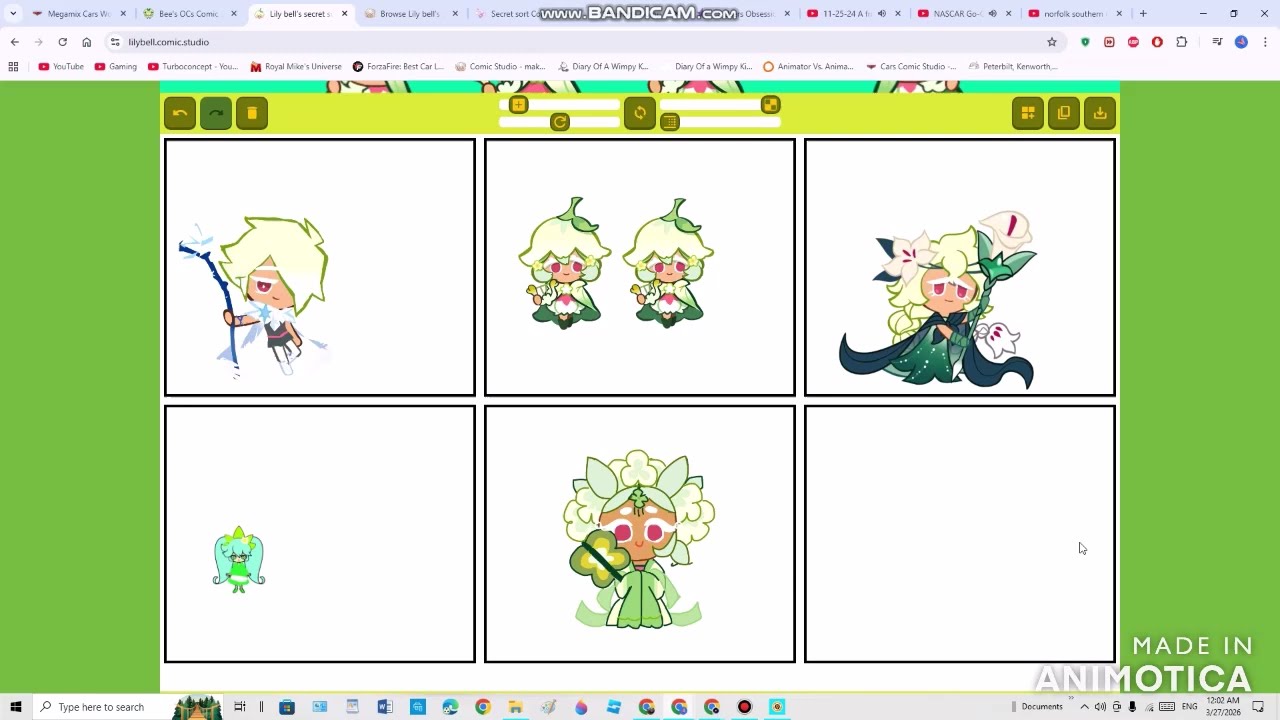 Lilybell's Secret Sort Comic Studio almost the same as of Cream Unicorn's Secret Sort