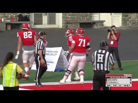 Highlights: Cornell FB vs Brown - 10/21/17