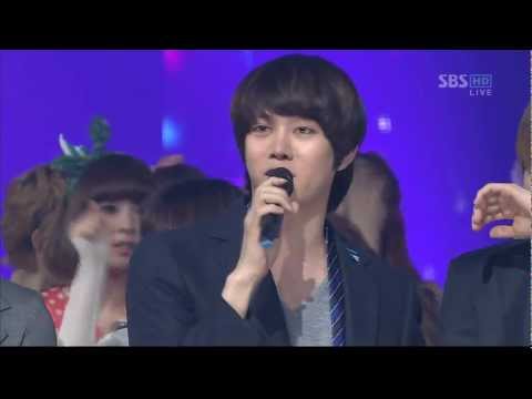 110828 Super Junior Inkigayo - Win No.1