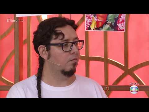 Encontro com Fátima Bernardes 23/01/2019 - Fábio Shin desenha mangás desde os 5 anos