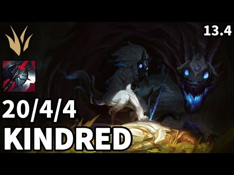 Kindred Jungle vs Lee Sin - EUW Master  | Patch 13.4