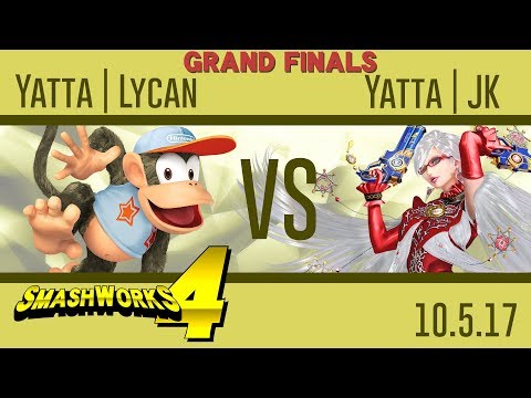 Yatta | Lycan (Diddy Kong) vs Yatta | JK (Bayonetta) - SmashWorks 4 - Wii U