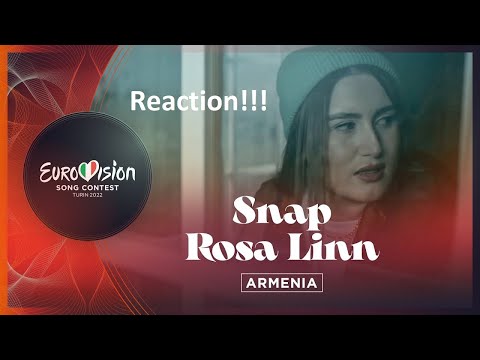 Rosa Linn - Snap - Armenia 🇦🇲 - Official Music Video - Eurovision 2022 Reaction!!!