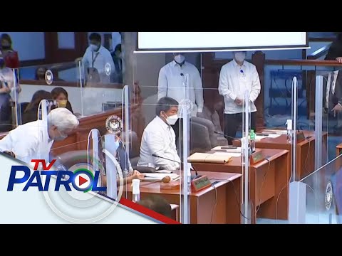 Pharmally probe report kinulang ng pirma, inabutan ng pagtatapos ng Senate session | TV Patrol