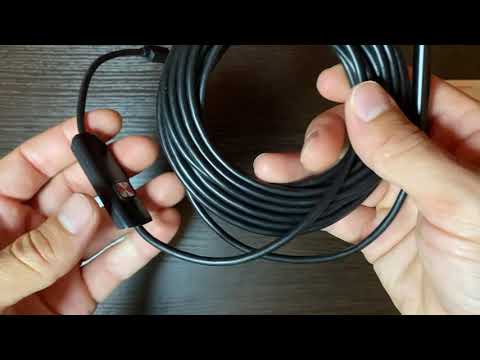 Камера-эндоскопы USB эндоскоп с камерой для телефона смартфона бороскопы Type-C USB 2 метра 5,5мм - фото 1 - id-p2729266891