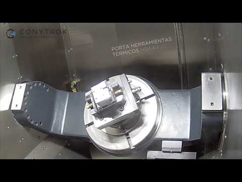 Вертикальный фрезерный пятиосевой обрабатывающий центр с ЧПУ Alzmetall GS 600E/5 - Видео c Youtube №1